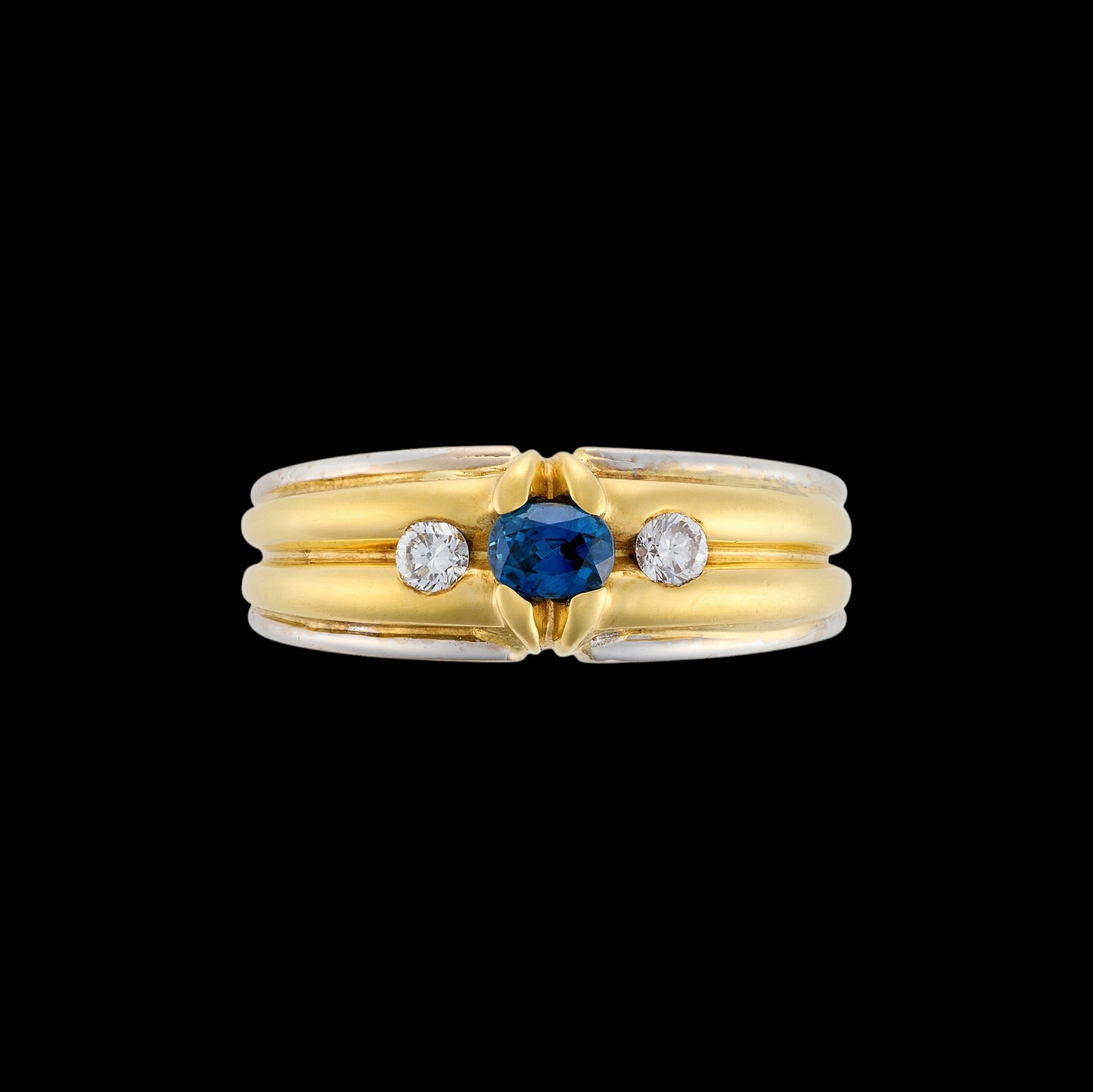 Sapphire and Diamond Ring