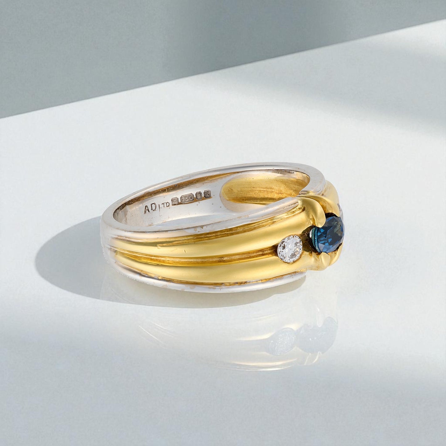 Sapphire and Diamond Ring