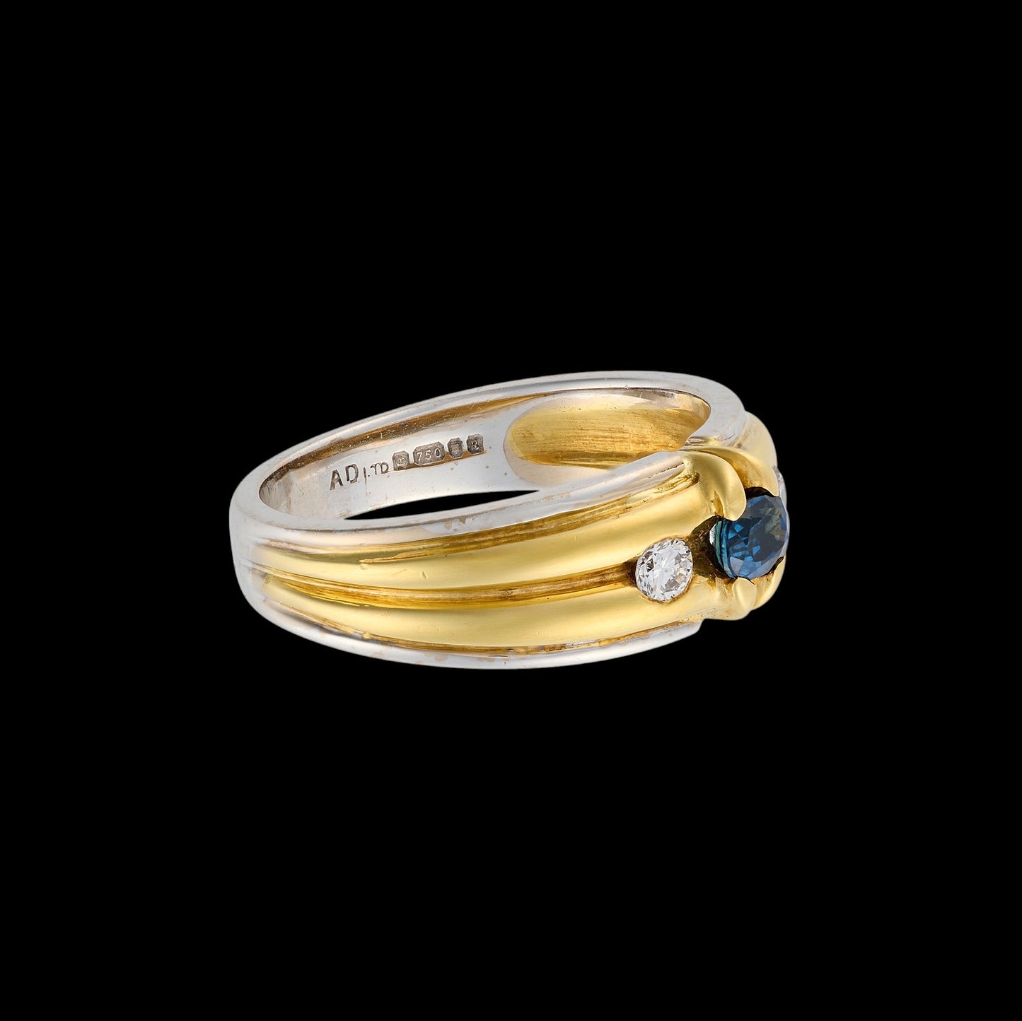 Sapphire and Diamond Ring