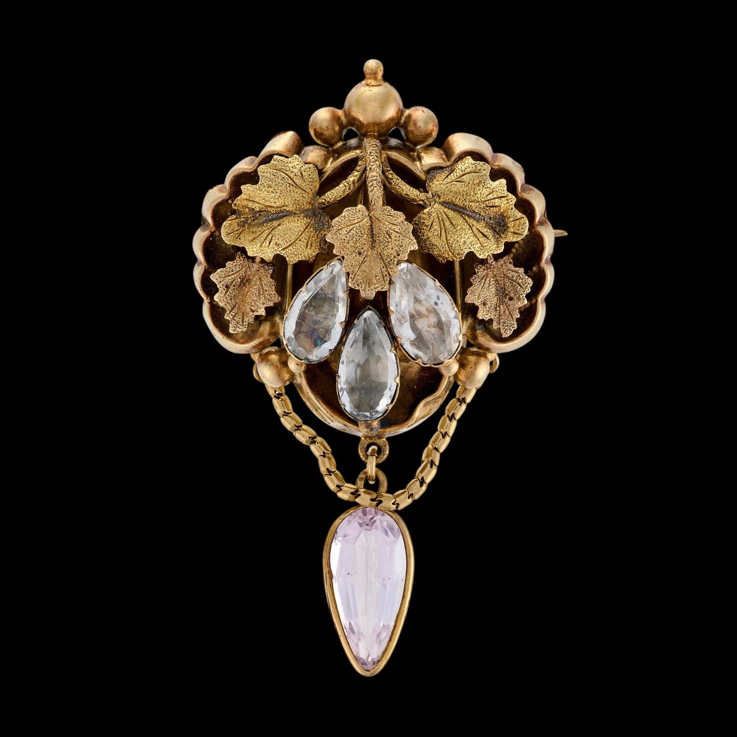 Victorian Topaz Brooch