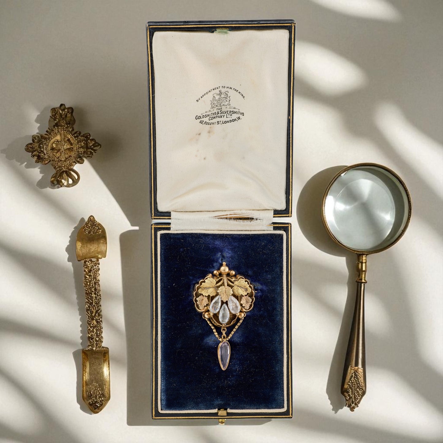Victorian Topaz Brooch