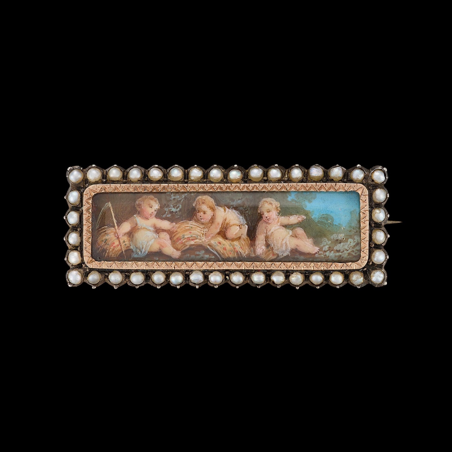 Georgian Miniature Brooch