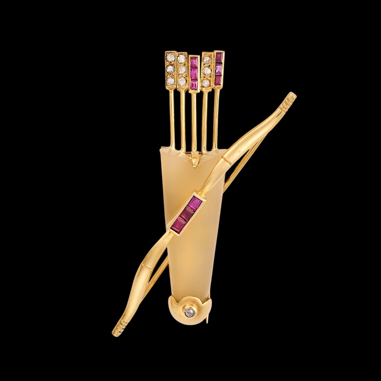 Cartier Bow and Arrow Brooch
