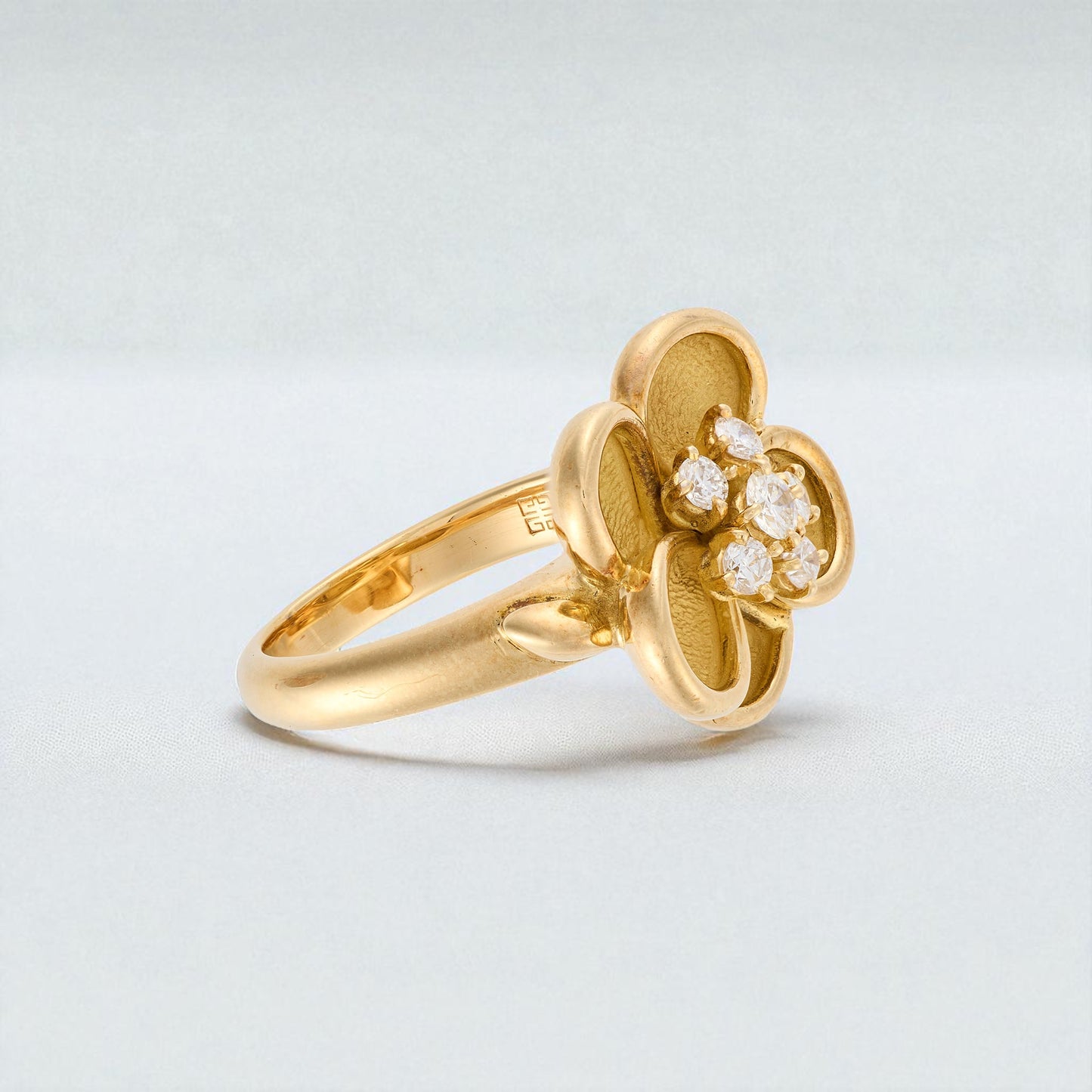 Givenchy Diamond Flower Ring
