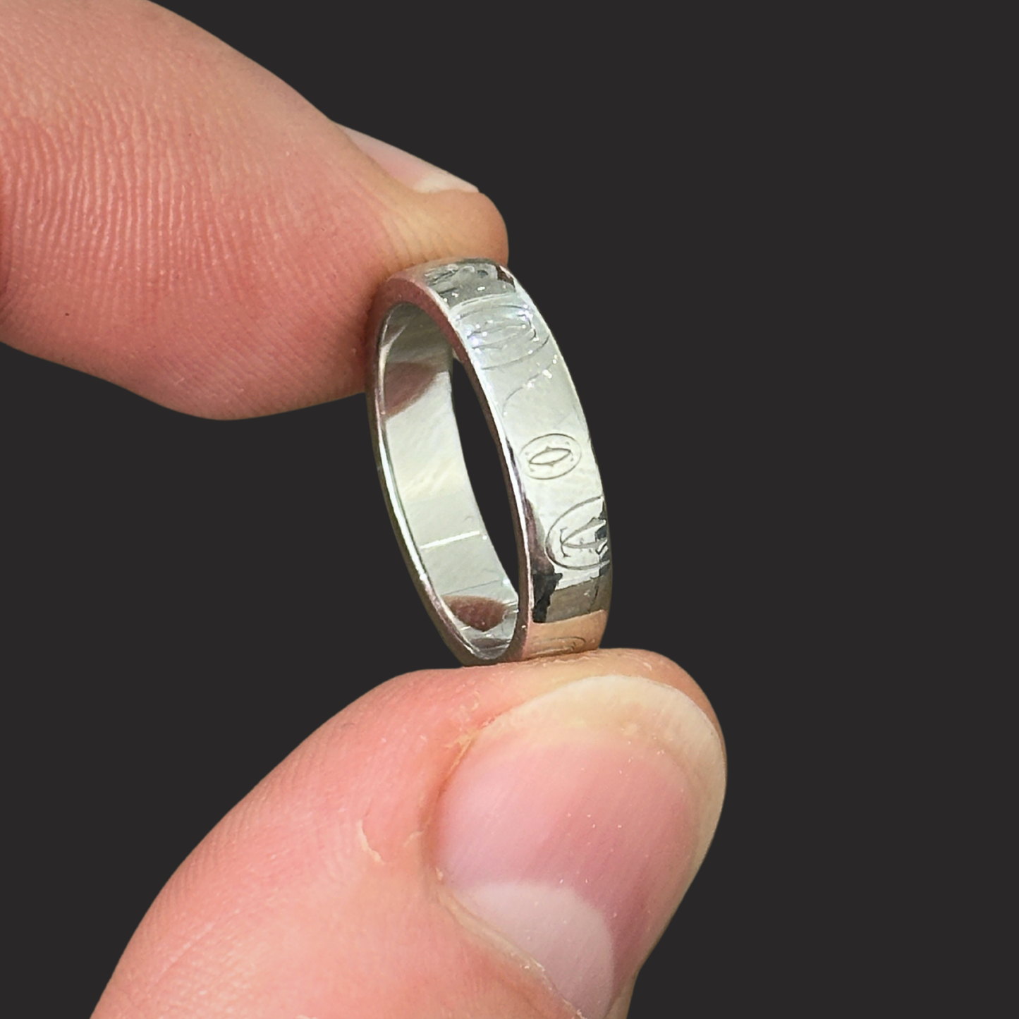 Cartier 'Happy Birthday' Logo Band