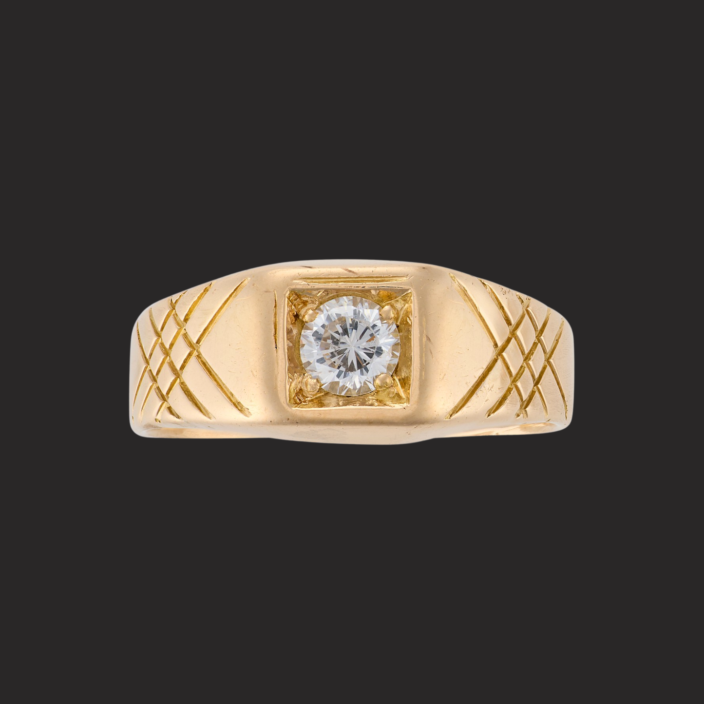 Diamond Signet Ring