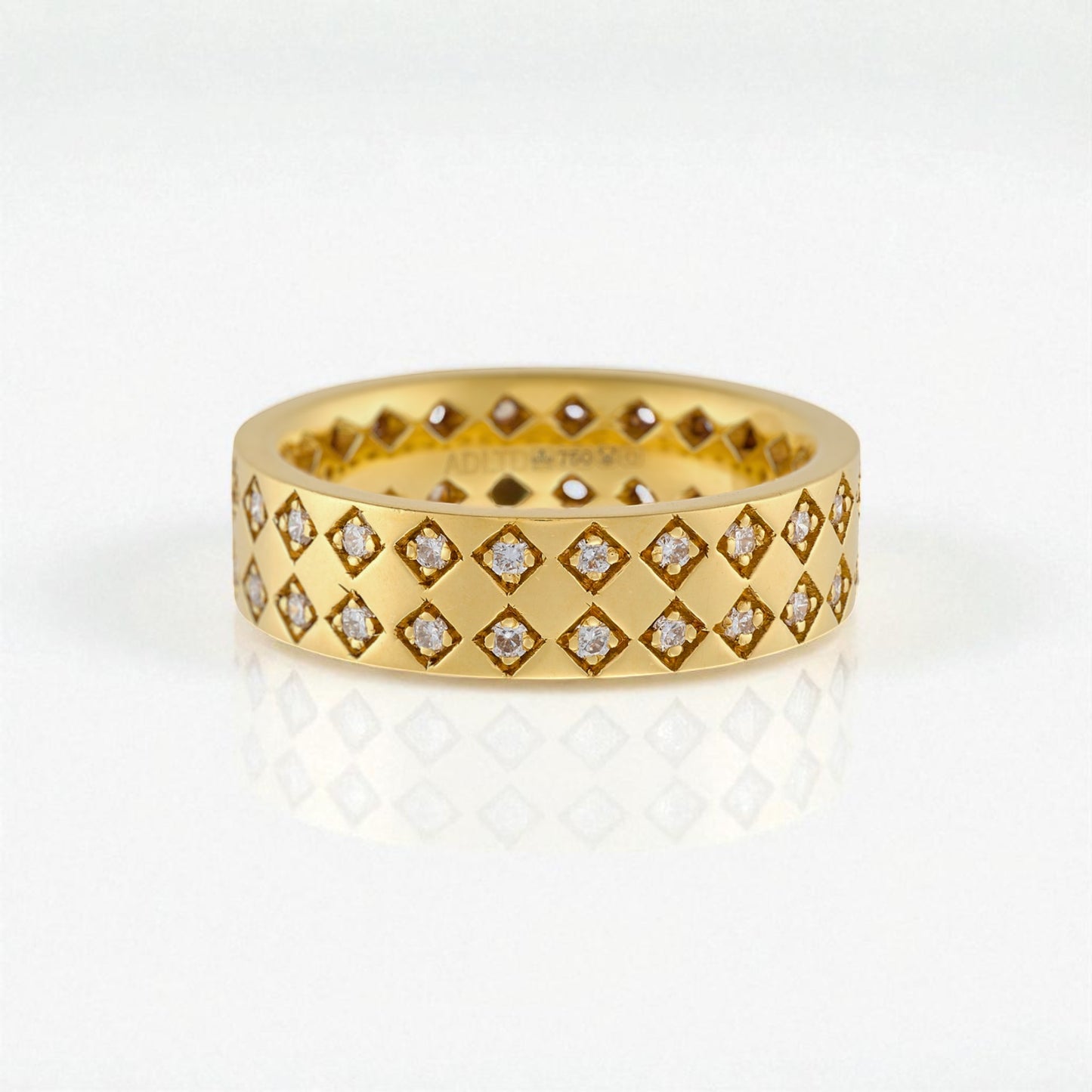 Diamond Double Row Band