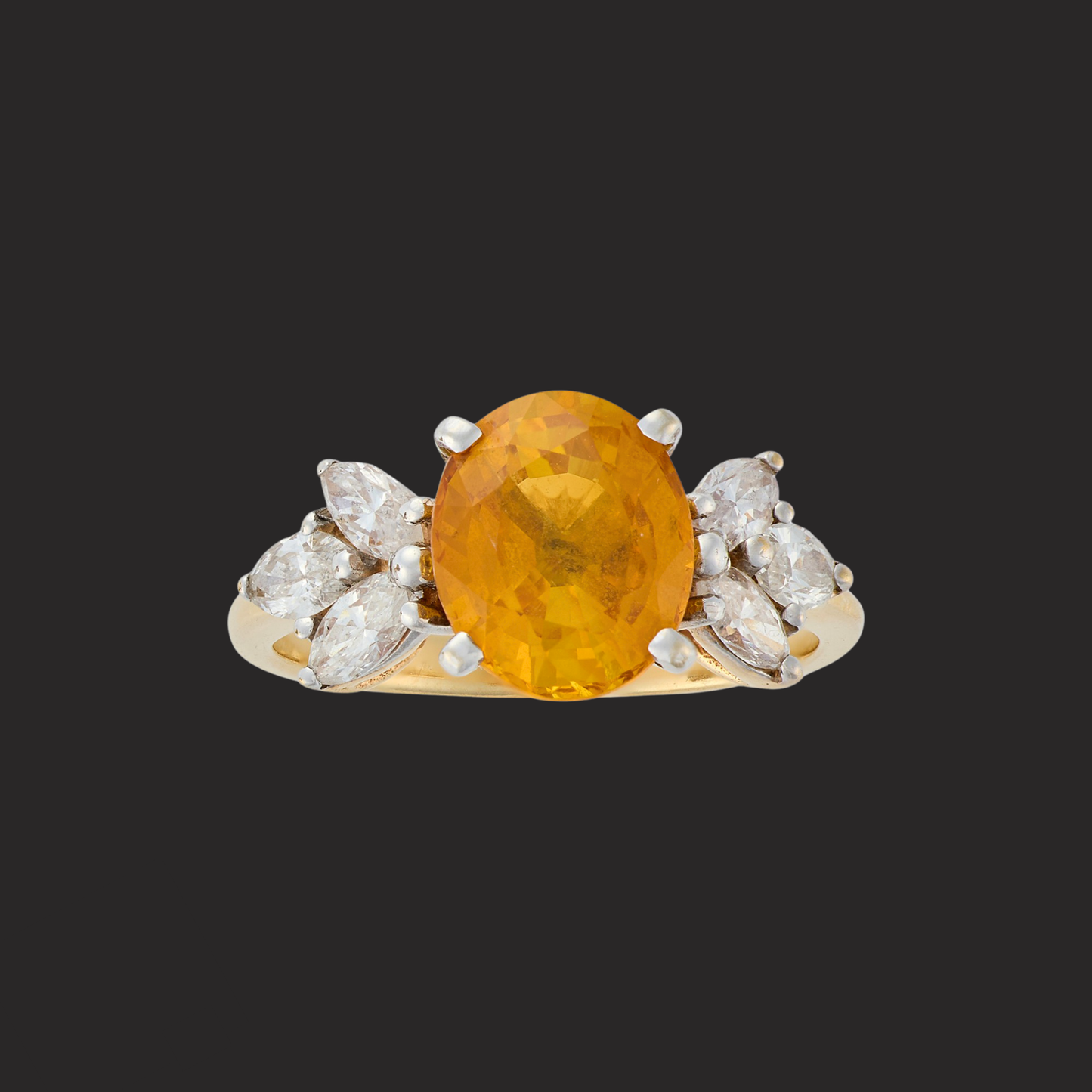Sapphire and Diamond Ring