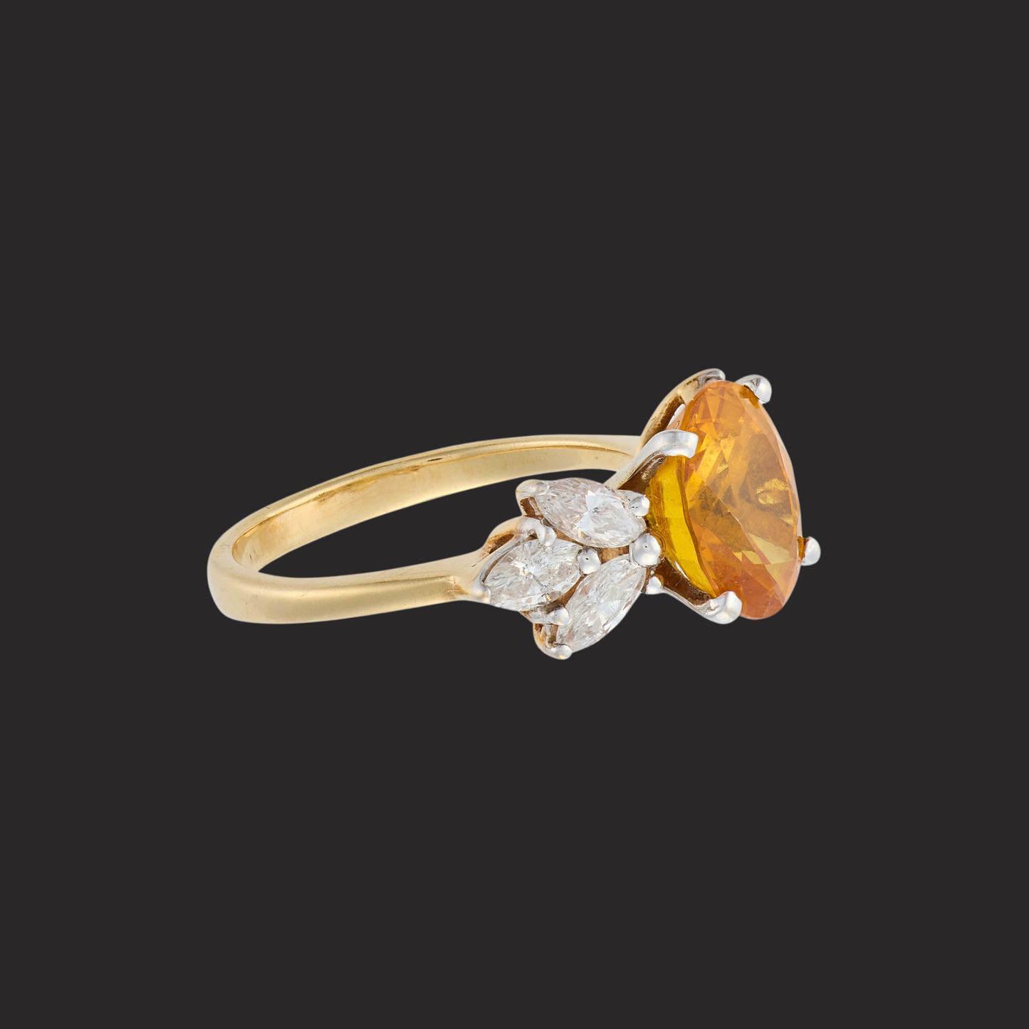 Sapphire and Diamond Ring