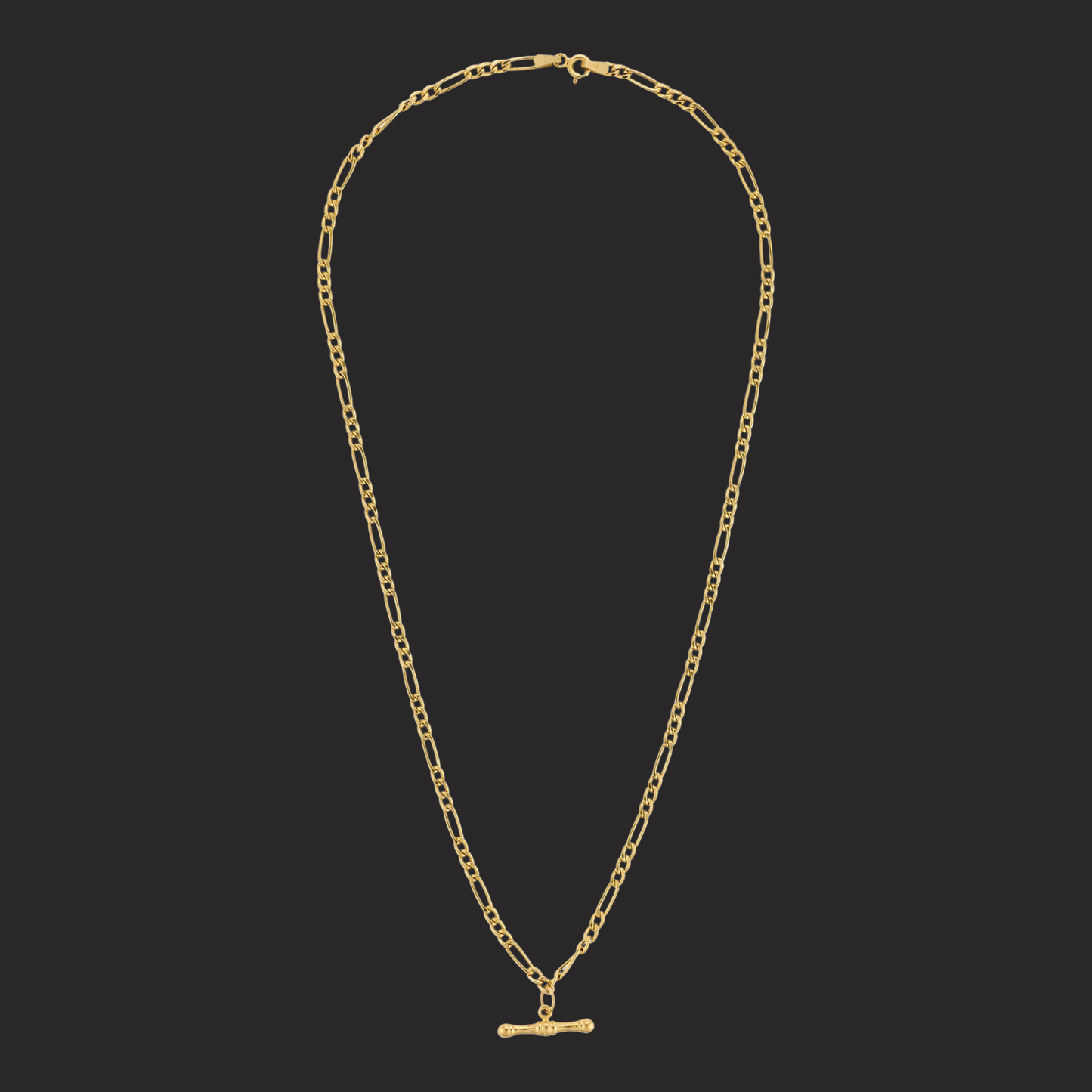 Gold Chain with T-Bar