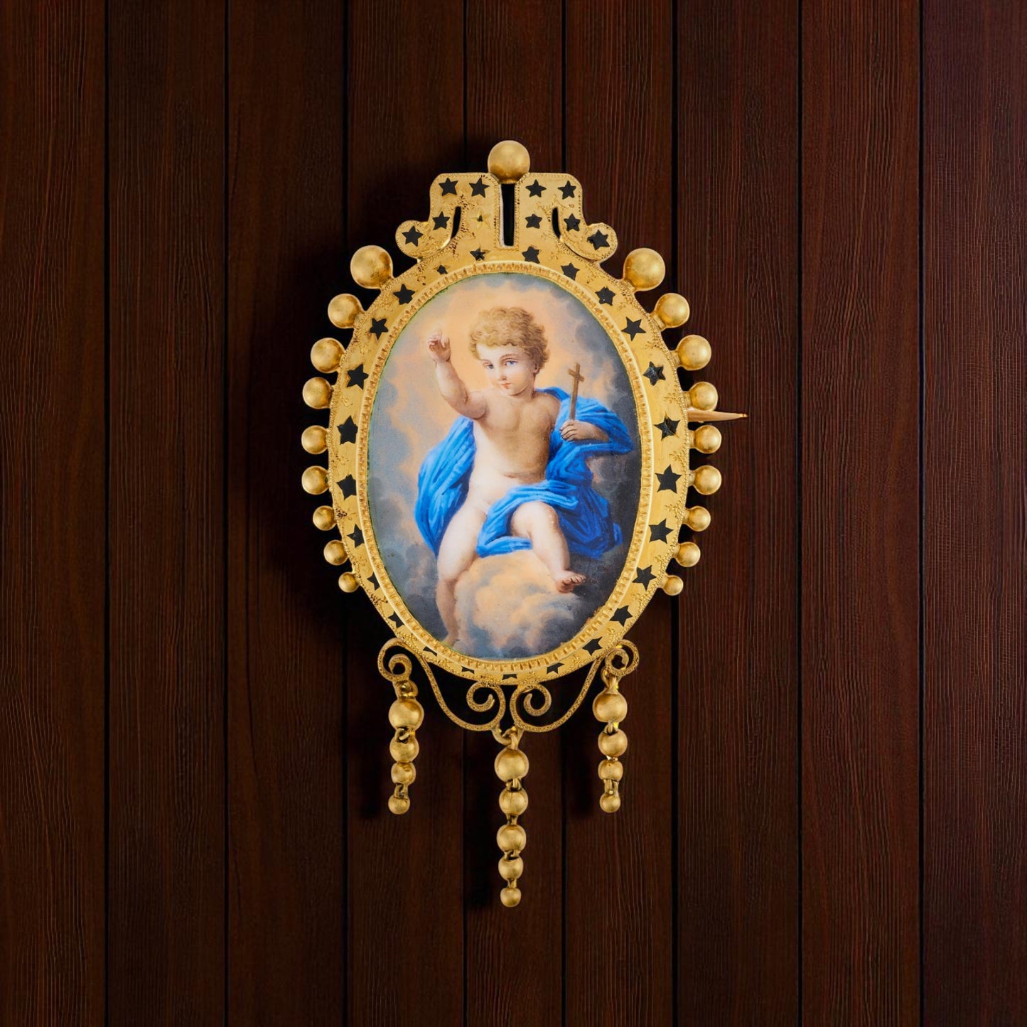 Antique Miniature Pendant Brooch
