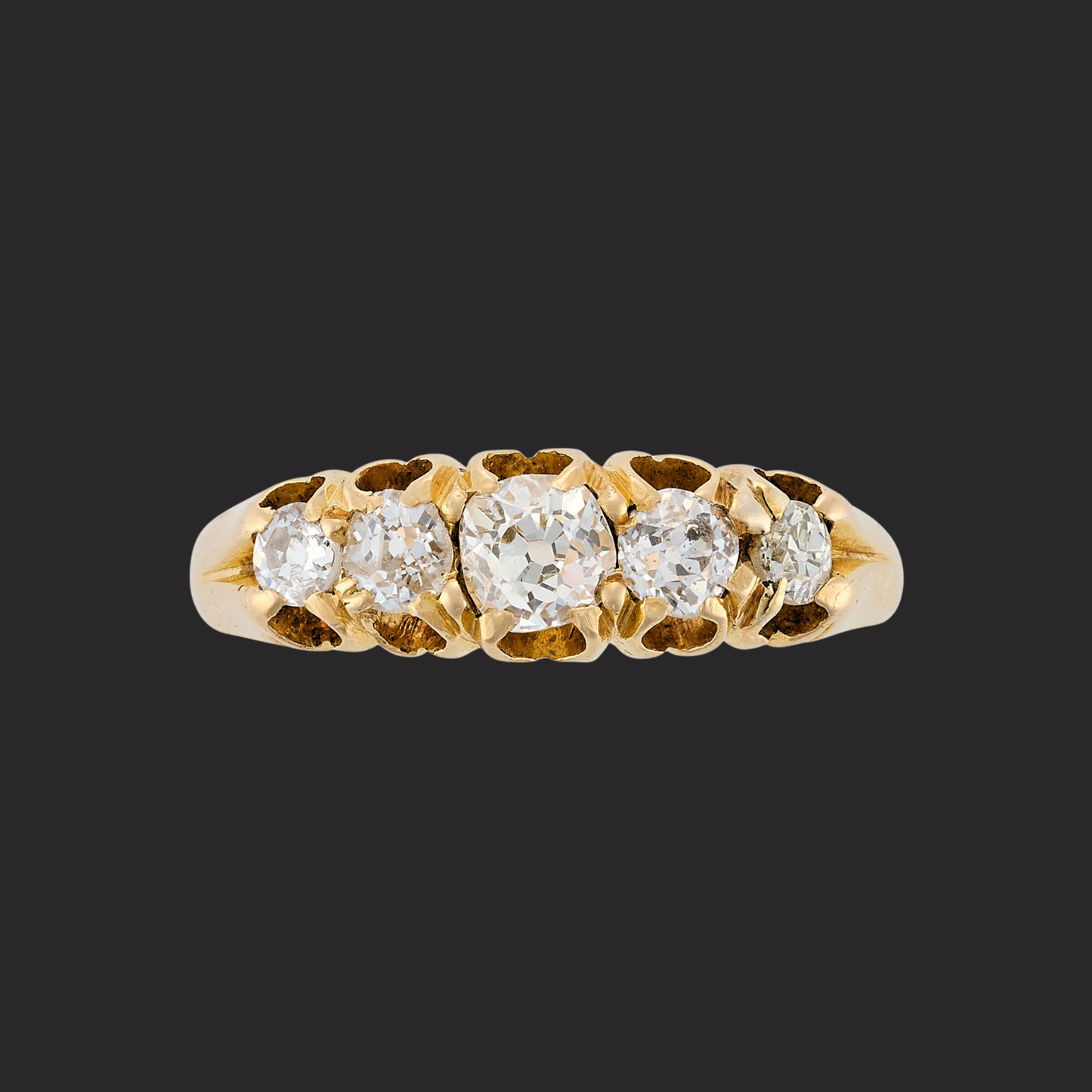 Antique Diamond 5-Stone Ring