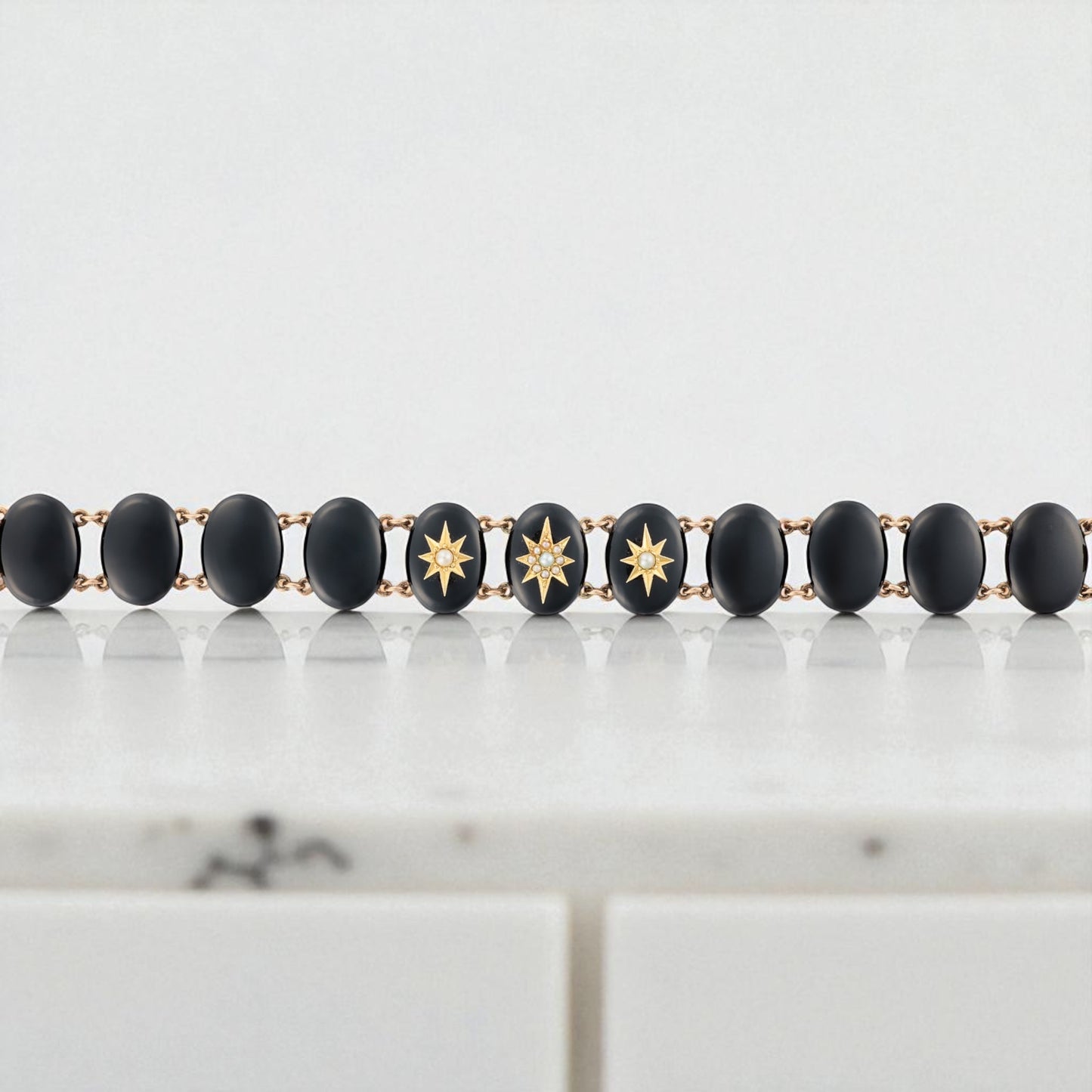 Victorian Onyx & Gold Bracelet