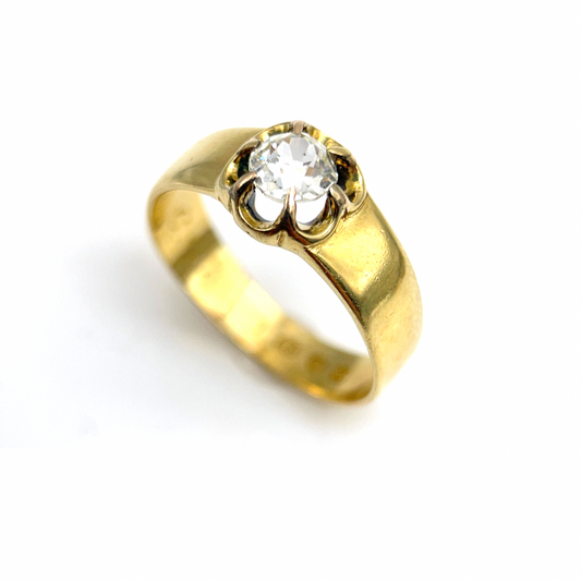 Antique gypsy rings - an ingenious solution