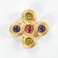 Chanel Gemstone Pendant Brooch