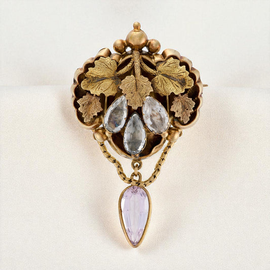 Victorian Topaz Brooch
