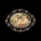 Signed Antique Miniature Brooch