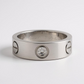 Cartier 3-Diamond Love Ring (Classic Model)
