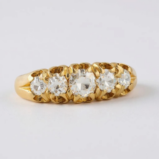 Antique Diamond 5-Stone Ring