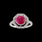 Art Deco Ruby and Diamond RIng