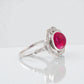 Art Deco Ruby and Diamond RIng