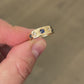 Antique Sapphire and Diamond Gypsy Ring