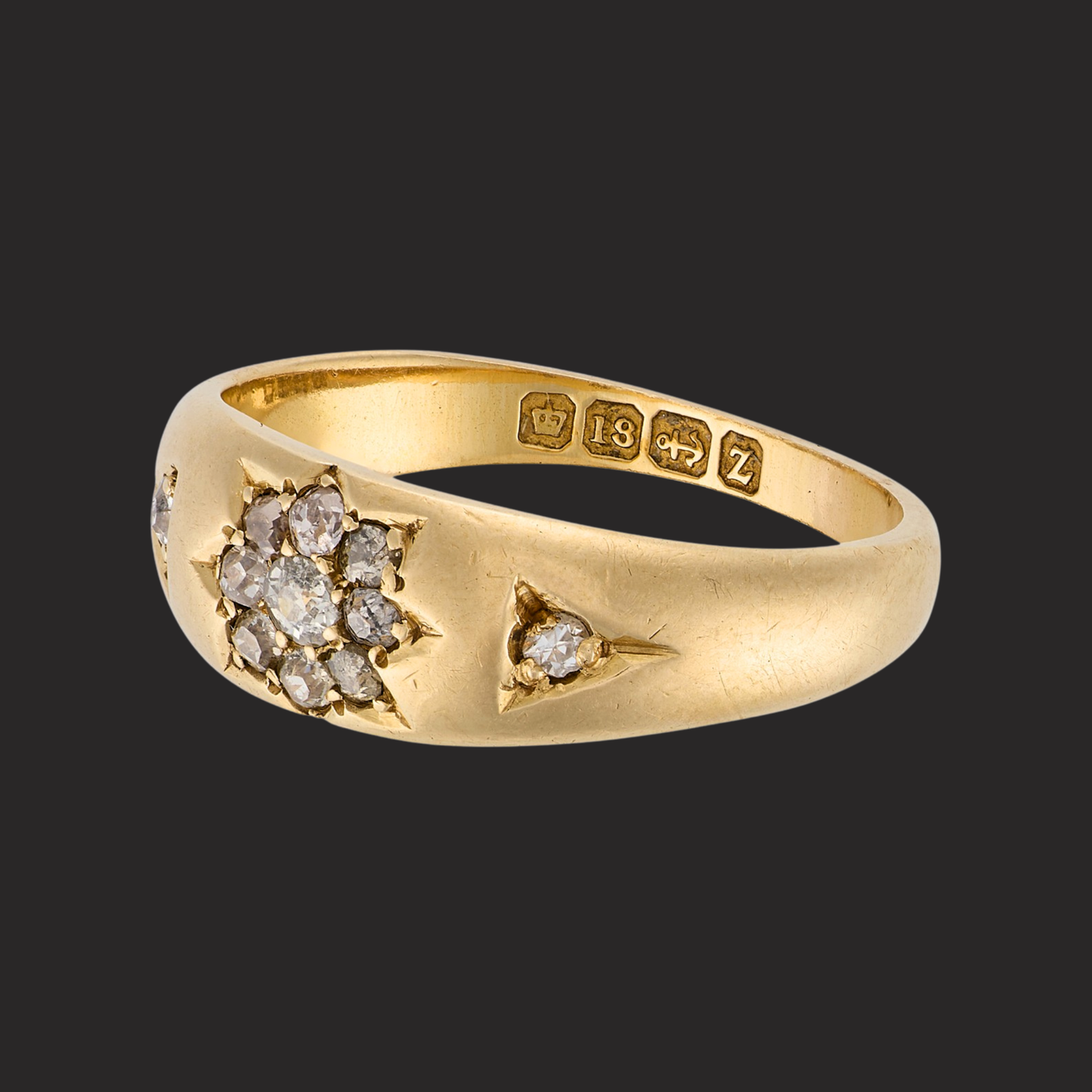 Antique Diamond Gypsy Ring