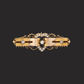 Antique Diamond Heart Brooch