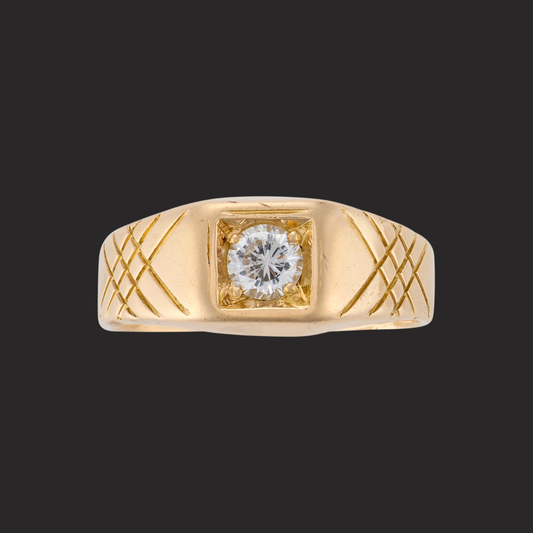 Diamond Signet Ring