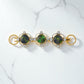 Tourmaline & Diamond Brooch