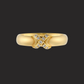 Diamond Crossover Ring