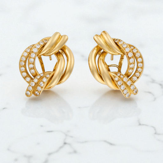 Vintage Diamond Earrings