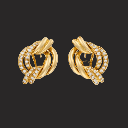 Vintage Diamond Earrings