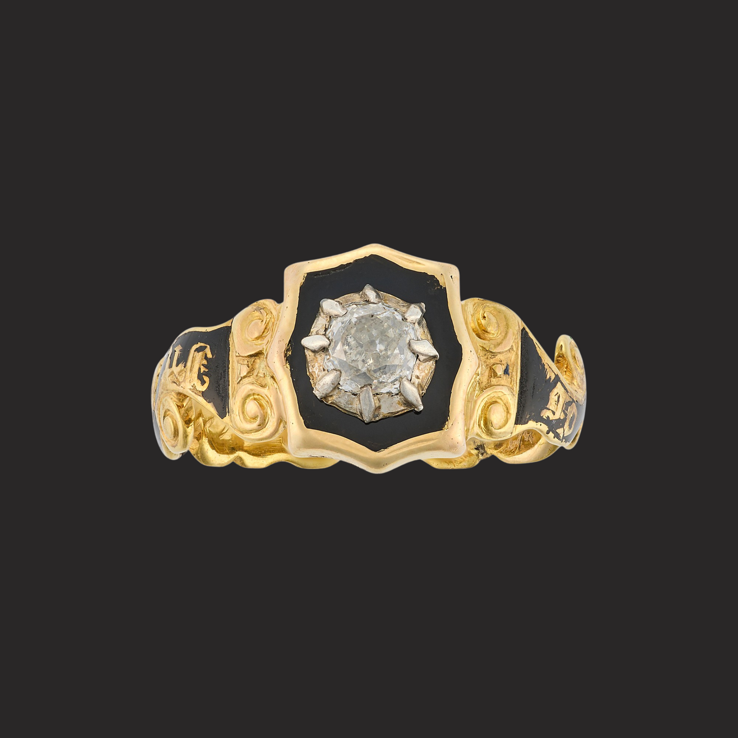 Georgian Locket Memorial Ring