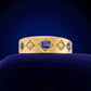 Antique Sapphire and Diamond Gypsy Ring