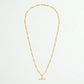 Gold Chain with T-Bar