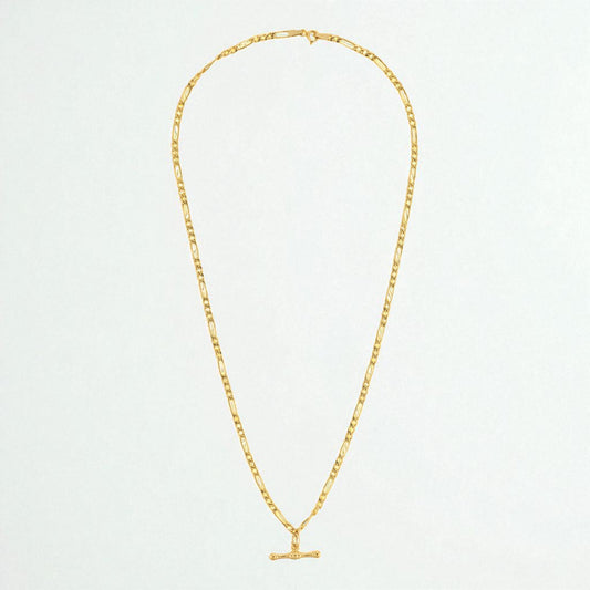 Gold Chain with T-Bar