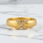 Diamond Crossover Ring